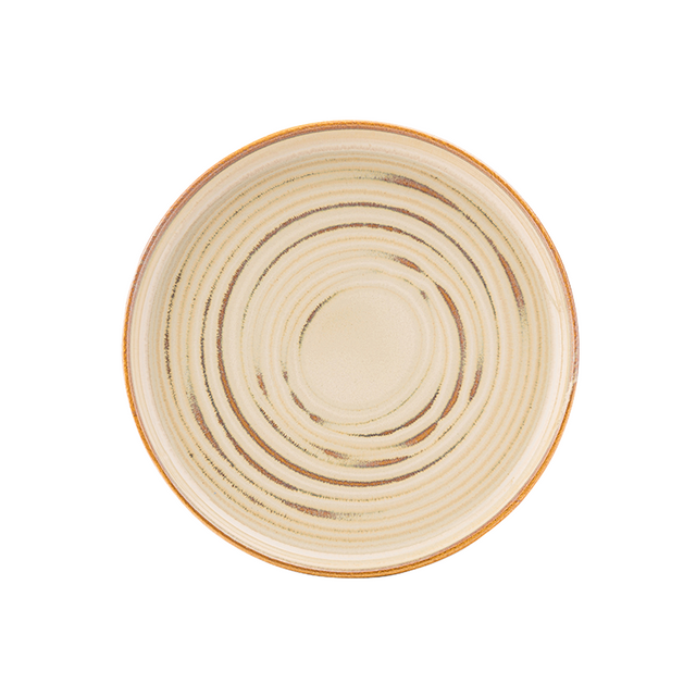Santo Taupe Coupe Plate 7" (17.5cm)