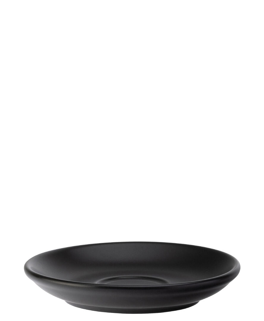 Barista Espresso Matt Black Saucer 4.75" (12cm) - Pack 12