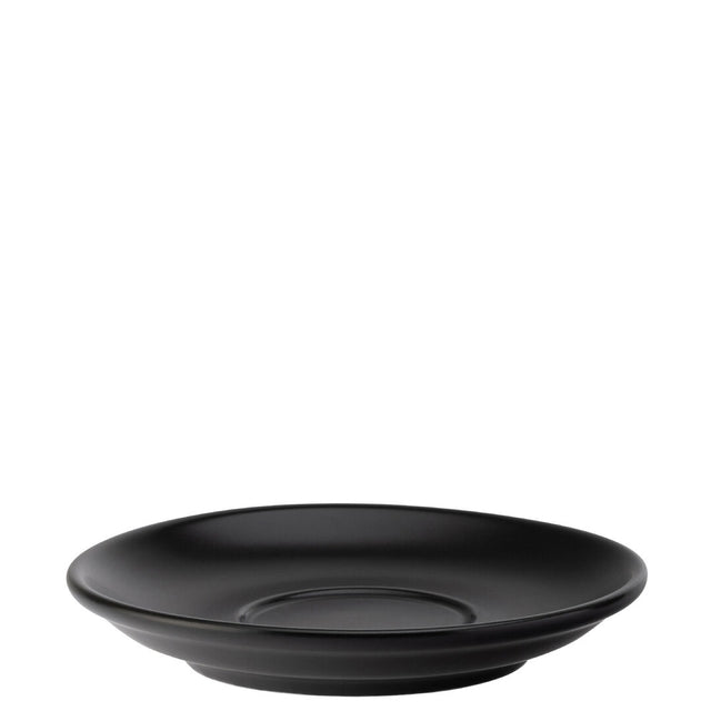 Barista Matt Black Saucer 6" (15.5cm) - Pack 6