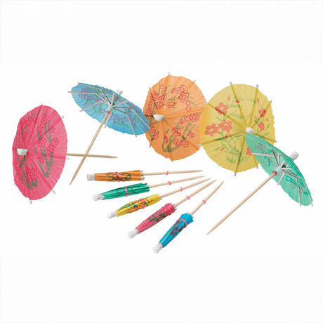 Cocktail Umbrella (10cm) - 10 packs of 100