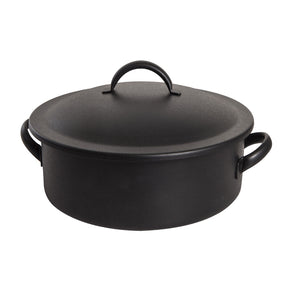 Homestyle Black Induction Round Chafer 29.2 x 24.1 x 14.6cm 1.9ltr (11 1/2 x 9 1/2 x 5 3/4" 2qts) - Pack 1