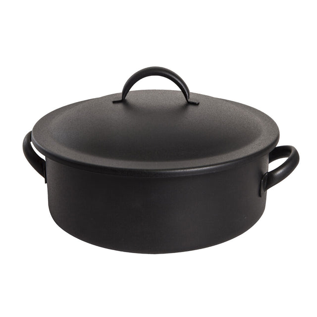 Homestyle Black Induction Round Chafer 29.2 x 24.1 x 14.6cm 1.9ltr (11 1/2 x 9 1/2 x 5 3/4" 2qts) - Pack 1