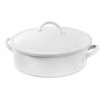 Homestyle White Induction Round Chafer 29.2 x 24.1 x 14.6cm 1.9ltr (11 1/2 x 9 1/2 x 5 3/4" 2qts) - Pack 1