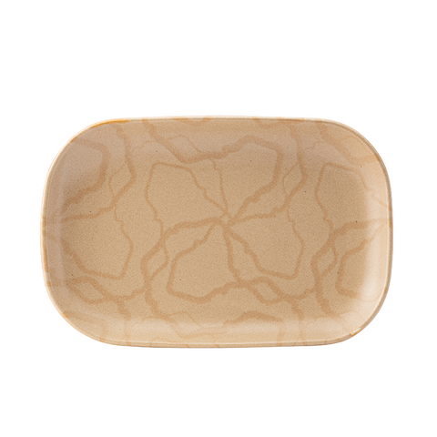 Maze Flax Rectangular Platter (25x17cm)