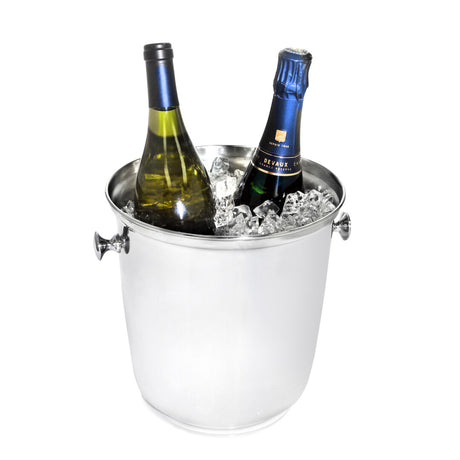 Stainless Steel Double Wine Cooler With Ogee Border 26.7 x 24.1cm (10 1/2 x 9 1/2") - Pack 1