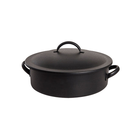 Homestyle Black Induction Round Chafer 36.2 x 30.5 x 17.1cm 3.8ltr (14 1/4 x 12 x 6 3/4" 4qts) - Pack 1