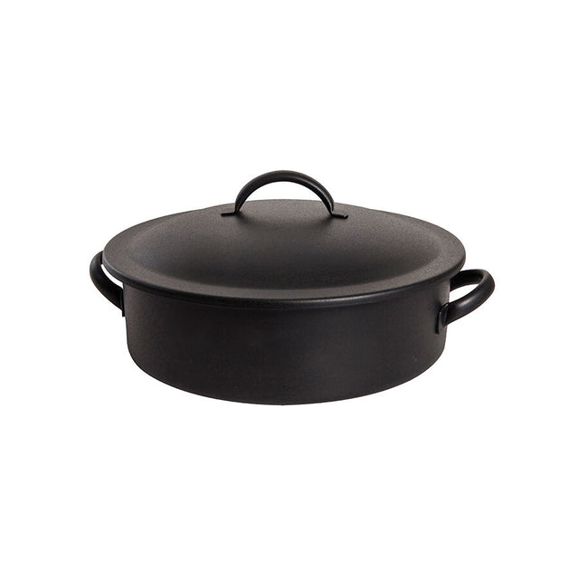 Homestyle Black Induction Round Chafer 36.2 x 30.5 x 17.1cm 3.8ltr (14 1/4 x 12 x 6 3/4" 4qts) - Pack 1
