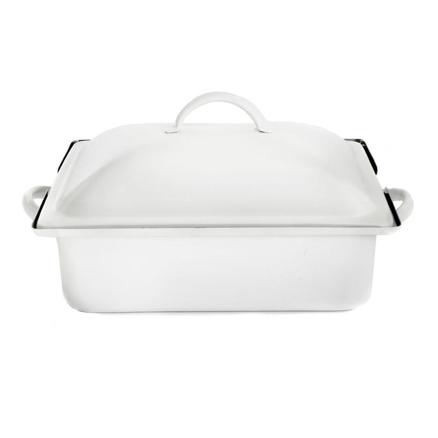 Homestyle White Induction Rectangle Chafer 39.4 x 27.9 x 20.3cm 3.8ltr (15 1/2 x 11 x 8" 4qts) - Pack 1