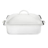 Homestyle White Induction Rectangle Chafer 39.4 x 27.9 x 20.3cm 3.8ltr (15 1/2 x 11 x 8" 4qts) - Pack 1