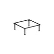 Fusion Black Square Riser 30.5 x 10.2cm (12 x 4") - Pack 1