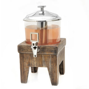 Fusion Ash Grey Juicer Wood Base with Stainless Steel Nest - Pack 1
