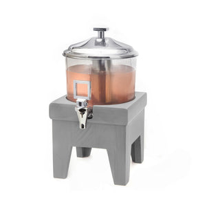 Fusion Grey Wash Juicer Wood Base with Stainless Steel Nest - Pack 1