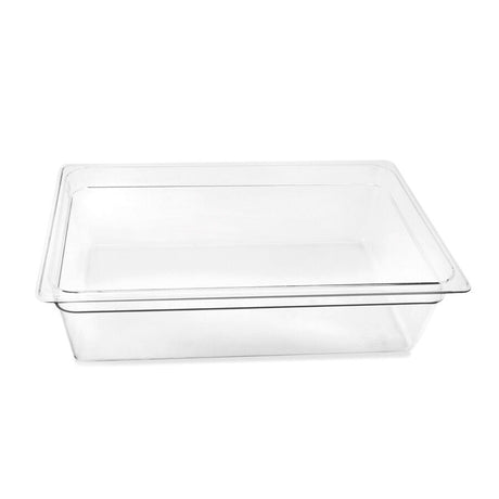 Clear Ice Bin for Gastronorm Risers 50.8 x 30.5 x 15.2cm (20 7/8 x 12 3/4 x 6") - Pack 1