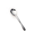 Hammered Serving Utensils Medium Solid Spoon 24.4cm (10") - Pack 6