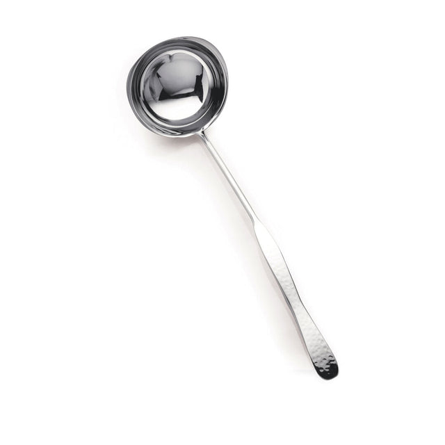Hammered Serving Utensils Soup/Punch Ladle 33.02cm 11.37cl (13" 4oz) - Pack 6