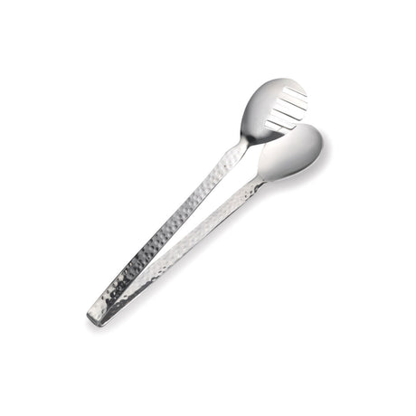 Hammered Stainless Steel Serving Tong 22.86cm (9") - Pack 6