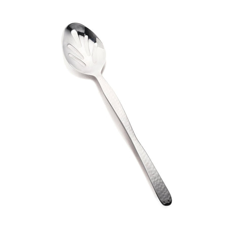 Hammered Serving Utensils Large Slotted Spoon 33.02cm (13") - Pack 6