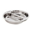 Stainless Steel Divided Food Pan 30.5 x 30.5 x 7.6cm 3.8ltr (12 x 12 x 3" 4qts) - Pack 1