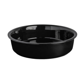 Black Ceramic Food Pan 30.5 x 7cm 3.8ltr (12 x 2 3/4" 4qts) - Pack 1