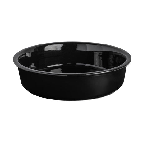 Black Ceramic Food Pan 30.5 x 7cm 3.8ltr (12 x 2 3/4" 4qts) - Pack 1