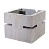 Fusion Grey Wash Riser 15.2 x 15.2cm (6 x 6") - Pack 1