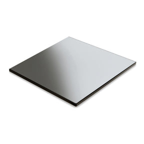 Fusion Black Glass Square Tile 30.5cm (12") - Pack 2
