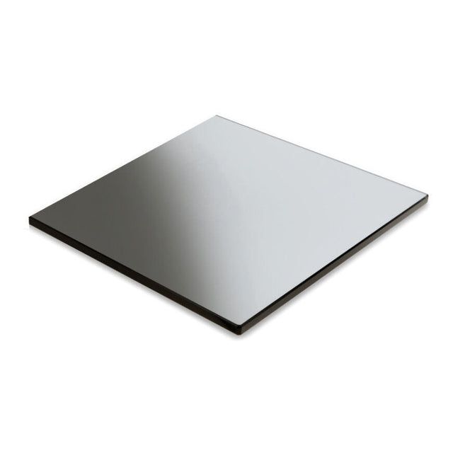Fusion Black Glass Square Tile 35.6cm (14") - Pack 2
