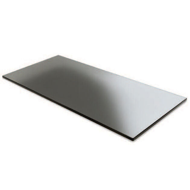 Fusion Black Glass Rectangle Tile 60.9 x 27.9cm (24 x 11") - Pack 2