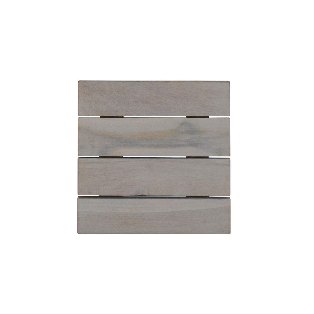 Fusion Grey Wash Square Tile 15.2cm (6") - Pack 1