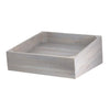 Fusion Grey Wash Wood Angle Basket 35.6cm (14") - Pack 1