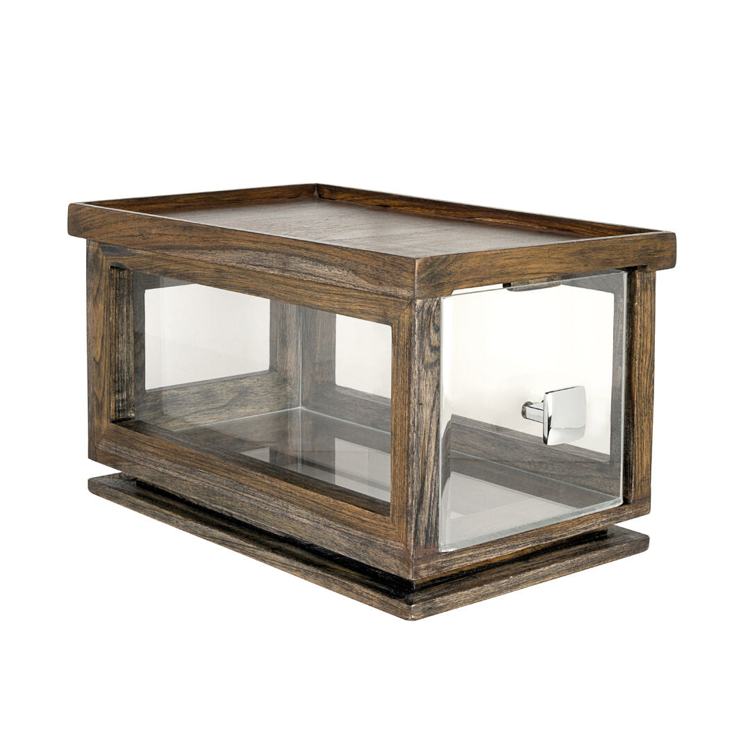 Fusion Ash Grey Bakery Box With Acrylic Drawer 36.2 x 21.6 x 20.3cm (14 1/4 x 8 1/2 x 8") - Pack 1
