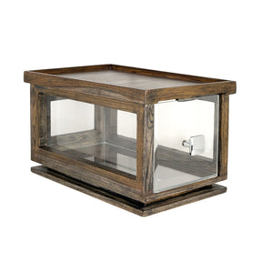 Fusion Ash Grey Bakery Box With Acrylic Drawer 36.2 x 21.6 x 20.3cm (14 1/4 x 8 1/2 x 8") - Pack 1