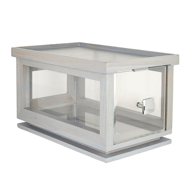 Fusion Grey Wash Bakery Box With Acrylic Drawer 36.2 x 21.6 x 20.3cm (14 1/4 x 8 1/2 x 8") - Pack 1