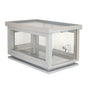 Fusion Grey Wash Bakery Box With Acrylic Drawer 36.2 x 21.6 x 20.3cm (14 1/4 x 8 1/2 x 8") - Pack 1