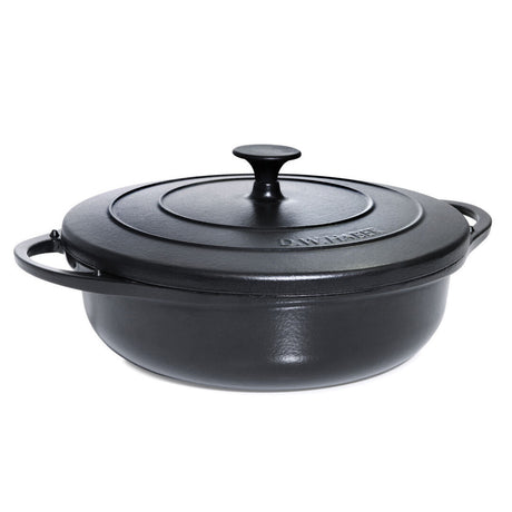 Homestyle Black Cast Iron Dutch Oven 4.7ltr (5qts) - Pack 1