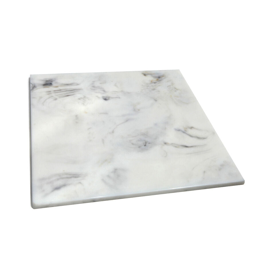 Fusion Carrera Marble Resin Square Tile 35.6cm (14") - Pack 1