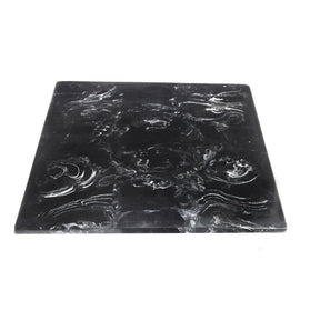 Fusion Grey Marble Resin Square Tile 35.6cm (14") - Pack 1