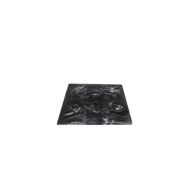 Fusion Grey Marble Resin Square Tile 15.2cm (6") - Pack 1