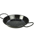 Black Enamel Miniature Paella Pan 15cm