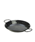 Black Enamel Paella Pan 20cm