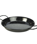 Black Enamel Paella Pan 26cm