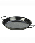 Black Enamel Paella Pan 30cm