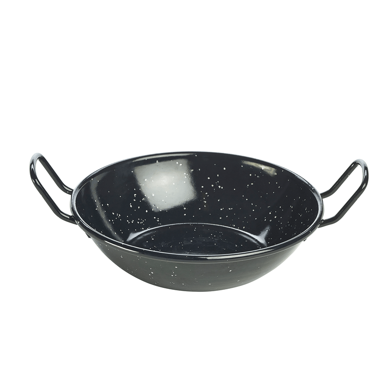 Black Enamel Dish 16cm
