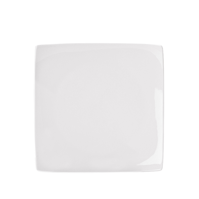 Pure White Square Plate 8" (20.5cm)