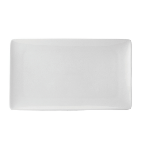 Pure White Rect Plate 13.75 x 8.25" (35 x 21cm)