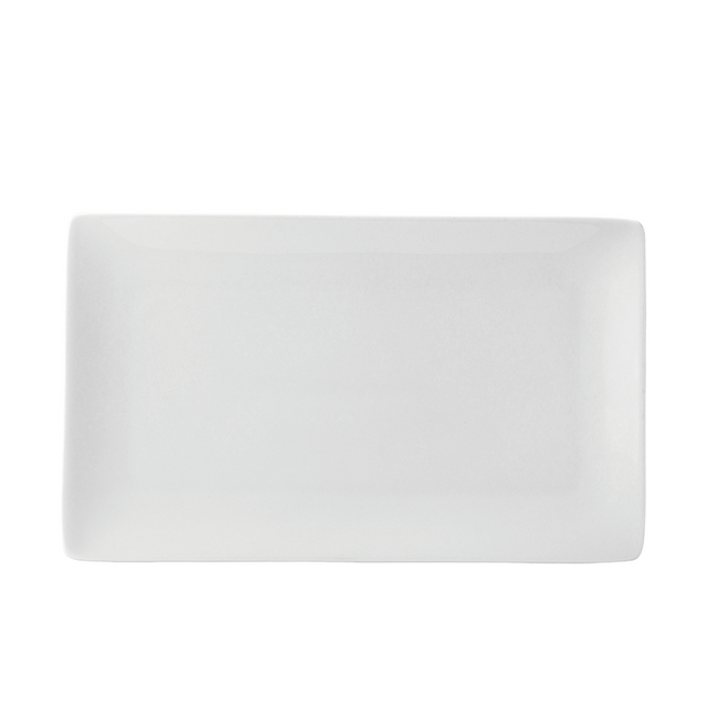 Pure White Rectangular Plate 11x 6.25" (28 x 16cm)
