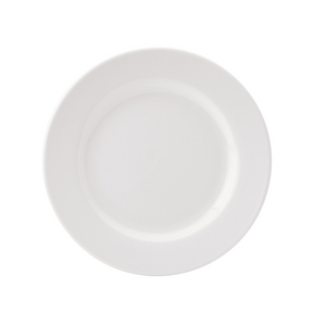 Pure White Wide Rim Plate 8" (20.25cm)