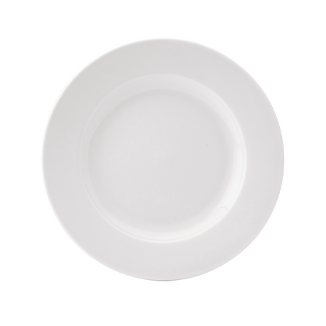 Pure White Wide Rim Plate 8.5" (22cm)