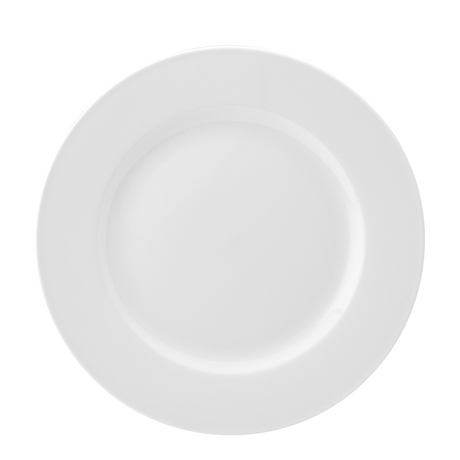 Pure White Wide Rim Plate 11.5" (29cm)