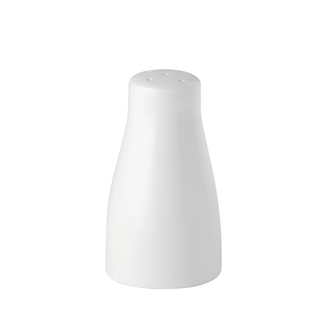 Pure White Pepper Pot 3.3" (8.5cm)